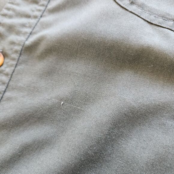 Cabela's Long Sleeve Button Up Blue Shirt Sz XL - Picture 7 of 8